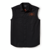 BLOWOUT-WOVEN,BLACK