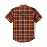 Harley-Davidson Men's H-D TECH Coolmax Plaid Short Sleeve Shirt