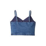 Women's Cool Blue Bustier Top