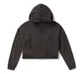NEON EAGLE CROPPED HOODIE-KNIT,CROPPED,BLACK