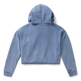 HOODIE-KNIT,CROPPED,BLUE