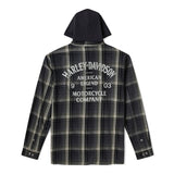 Harley-Davidson Men's H-D American Classic Hooded Plaid Shirt