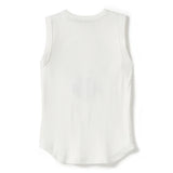 EVOLUTION RIBBED TANK-KNIT, OFF WHITE