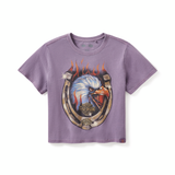 TEE-DICKIES,KNIT,FLAMING EAGLE,PURPLE