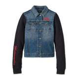 Women's Crimson Bird Jean Jacket // 96619-24VW