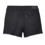 Harley-Davidson Women's High Rise Denim Shorts | Black