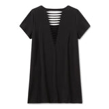 Harley-Davidson Women's Bling Wild Ride Short Sleeve Rip & Repair Tunic