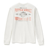 Harley-Davidson Men's Parts & Service Long Sleeve Thermal - White