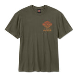 Harley-Davidson Men's H-D Engine Twins Short Sleeve Tee - Grape Leaf