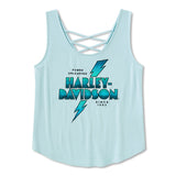 Harley-Davidson Women's Bling Power Unleashed Laced Back Tank