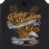 Harley-Davidson Women's Bling Live to Ride Notch Neck Tank