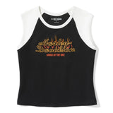 Harley-Davidson Women's Vintage Flames Sleeveless Raglan