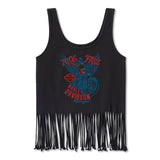 Harley-Davidson Women's Bling Ride to be Free Fringe Hem Swing Tank