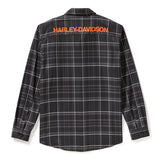Harley-Davidson Men's H-D TECH Coolmax Long Sleeve Plaid Shirt