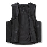 Harley-Davidson Men's Willie G Skull Reflective Leather Vest