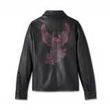 HARLEY-DAVIDSON® WOMEN'S EAGLE LEATHER SHIRT // 97013-24VW