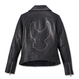 Harley-Davidson® Women's Classic Eagle Studded Leather Jacket // 97046-23VW