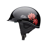 HELMET-BUSBY ULTRA LT,1/2(J03)DOT,GLSBLK ROSE