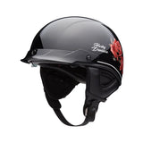 HELMET-BUSBY ULTRA LT,1/2(J03)DOT,GLSBLK ROSE
