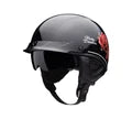 HELMET-BUSBY ULTRA LT,1/2(J03)DOT,GLSBLK ROSE