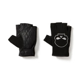 Harley-Davidson Women's Willie G Skull Graphic Mesh Fingerless Riding Gloves