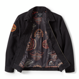 JACKET-WOVEN,BLACK