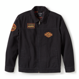 JACKET-WOVEN,BLACK
