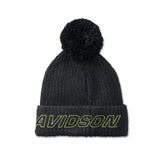 HARLEY-DAVIDSON® WOMEN'S HD-MC POM POM BEANIE // 97684-24VW