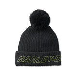 HARLEY-DAVIDSON® WOMEN'S HD-MC POM POM BEANIE // 97684-24VW