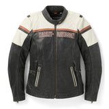 Harley-Davidson Women's H-D Miss Enthusiast III Leather Riding Jacket