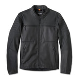 Harley-Davidson Willie G Skull Graphic Leather Riding Jacket