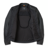 JACKET-WILLIE G,LEATHER,BLACK