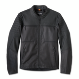 JACKET-WILLIE G,LEATHER,BLACK