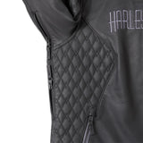 Harley-Davidson Women's Willie G Skull Graphic Leather Riding Jacket