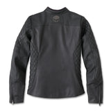 Harley-Davidson Women's Willie G Skull Graphic Leather Riding Jacket