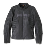 Harley-Davidson Women's Willie G Skull Graphic Leather Riding Jacket