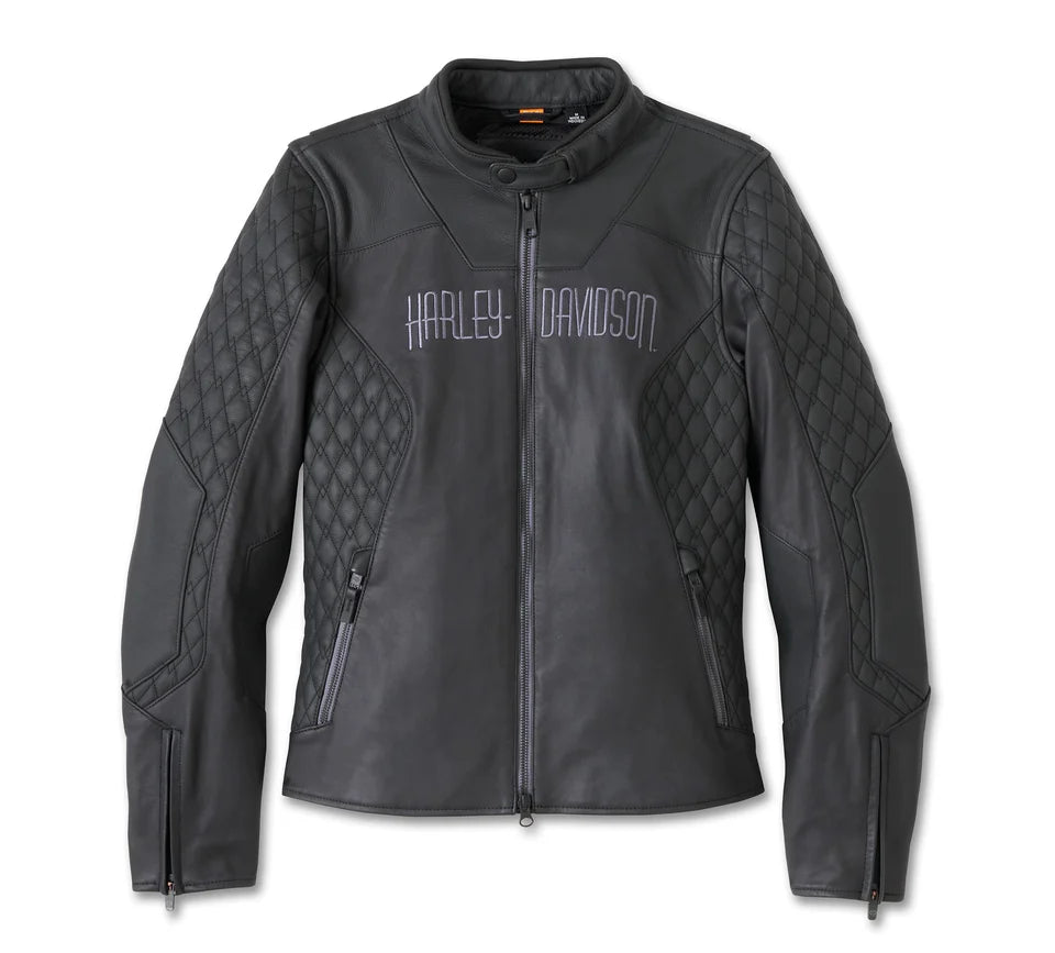 【マキタ】Harley-DavidsonライダースジャケットWillie Harley-Davidson Women's Willie G Skull Graphic Leather Riding