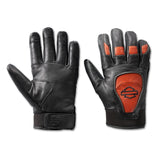 HARLEY-DAVIDSON® MEN'S OVATION WATERPROOF LEATHER GLOVES // 98175-24VM