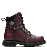Harley-Davidson Women's Oakleigh Riding Boot - Burgundy