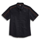 Harley-Davidson Men's Black Vented Performance Wille G Skull Shirt