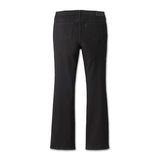 Harley-Davidson Women's High Rise Boot Cut Jeans - Black Denim