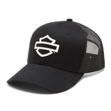 Harley-Davidson Logo Colourblock Adjustable Trucker Cap - Harley Black