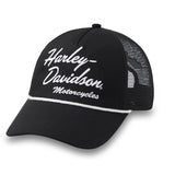 Harley-Davidson Women's Script Trucker Cap - Harley Black