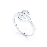 Harley-Davidson Women's Open Bar & Shield Sterling Silver Logo Ring
