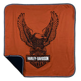 Harley-Davidson® Newborn Receiving Blanket | 2-Ply Reversible
