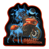 Harley-Davidson Hound and Harley Sew-On Patch