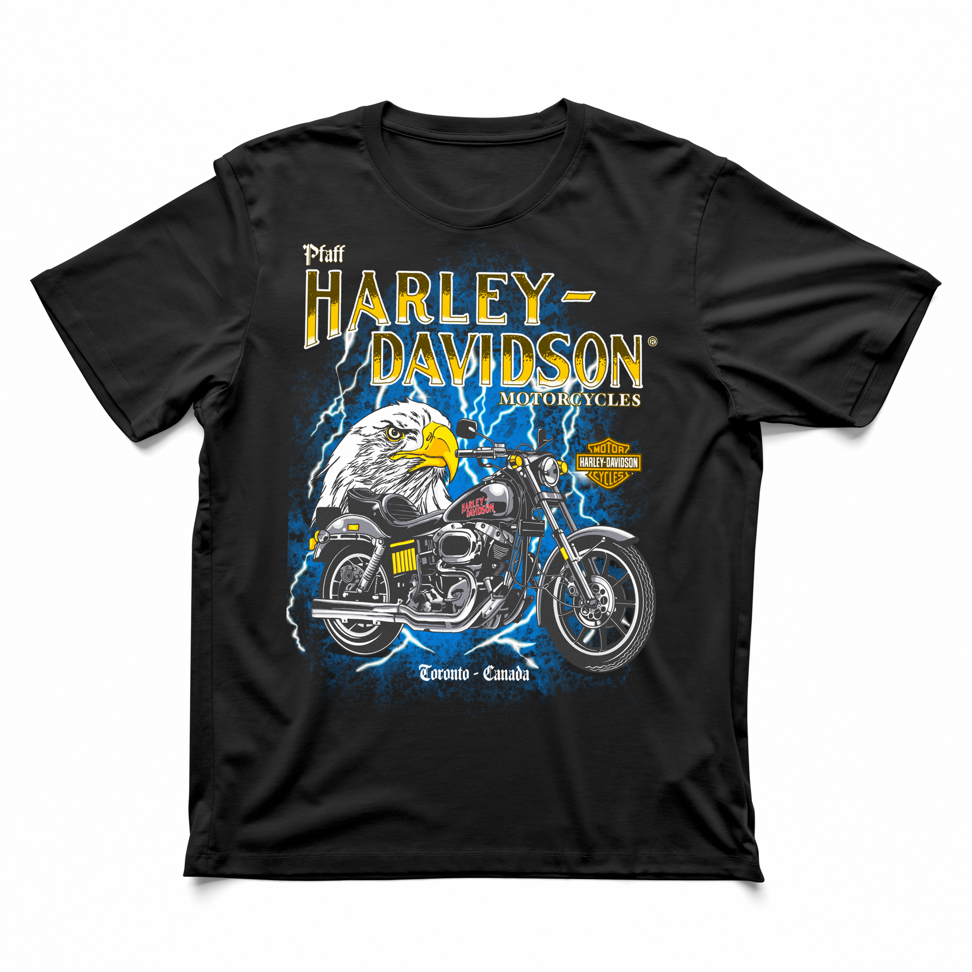 Vintage 70's Tee | Black – Pfaff Harley-Davidson