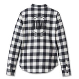 HARLEY-DAVIDSON® WOMEN'S RUSTIC LONG SLEEVE FLANNEL SHIRT // 96158-24VW