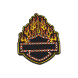 Harley-Davidson Blingin' Flames Pin