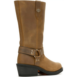 Harley-Davidson Women's Korsen Tall Ride Waterproof Motorcycle Boots - Brown